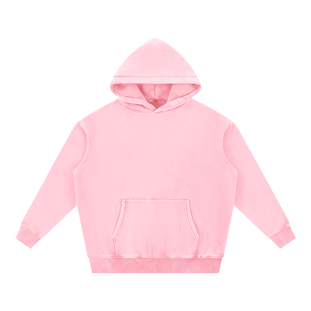 HEART&FAITH  Snow Wash Fleece Oversize Hoodie - Light Colors